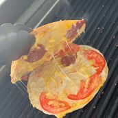 Turkish kasarli sucuklu tost