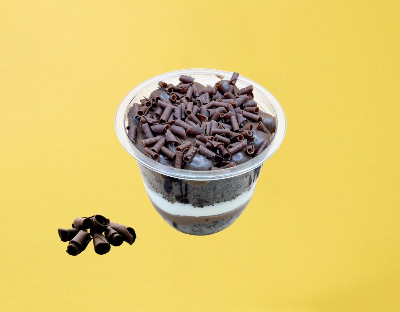 Chocolate Ganache Cake Pot
