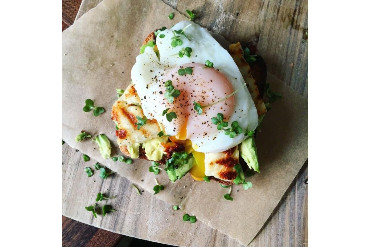 Halloumi and Smashed Avocado