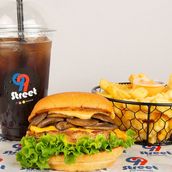 Mushroom Chicken Burger Meal