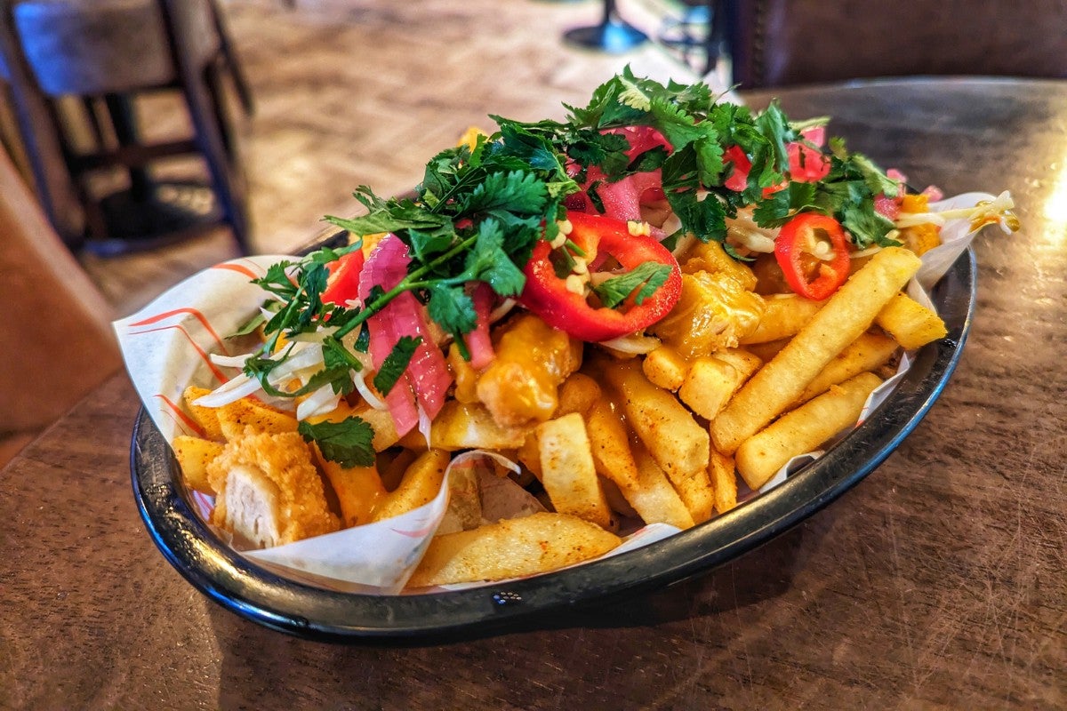 Katsu curry fries