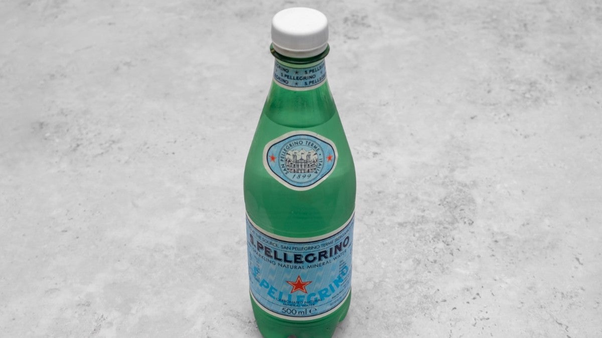 Large Bottle Of Sparkling Water
