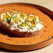 Smashed Egg Toast