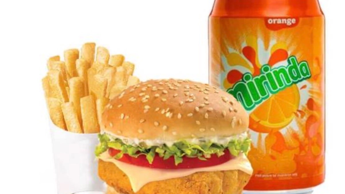 Tower Burger Chips and Drink