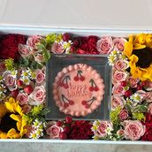 Cherry Cake Parcel