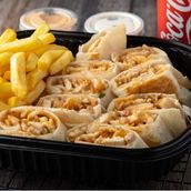 Double chicken shawarma meal