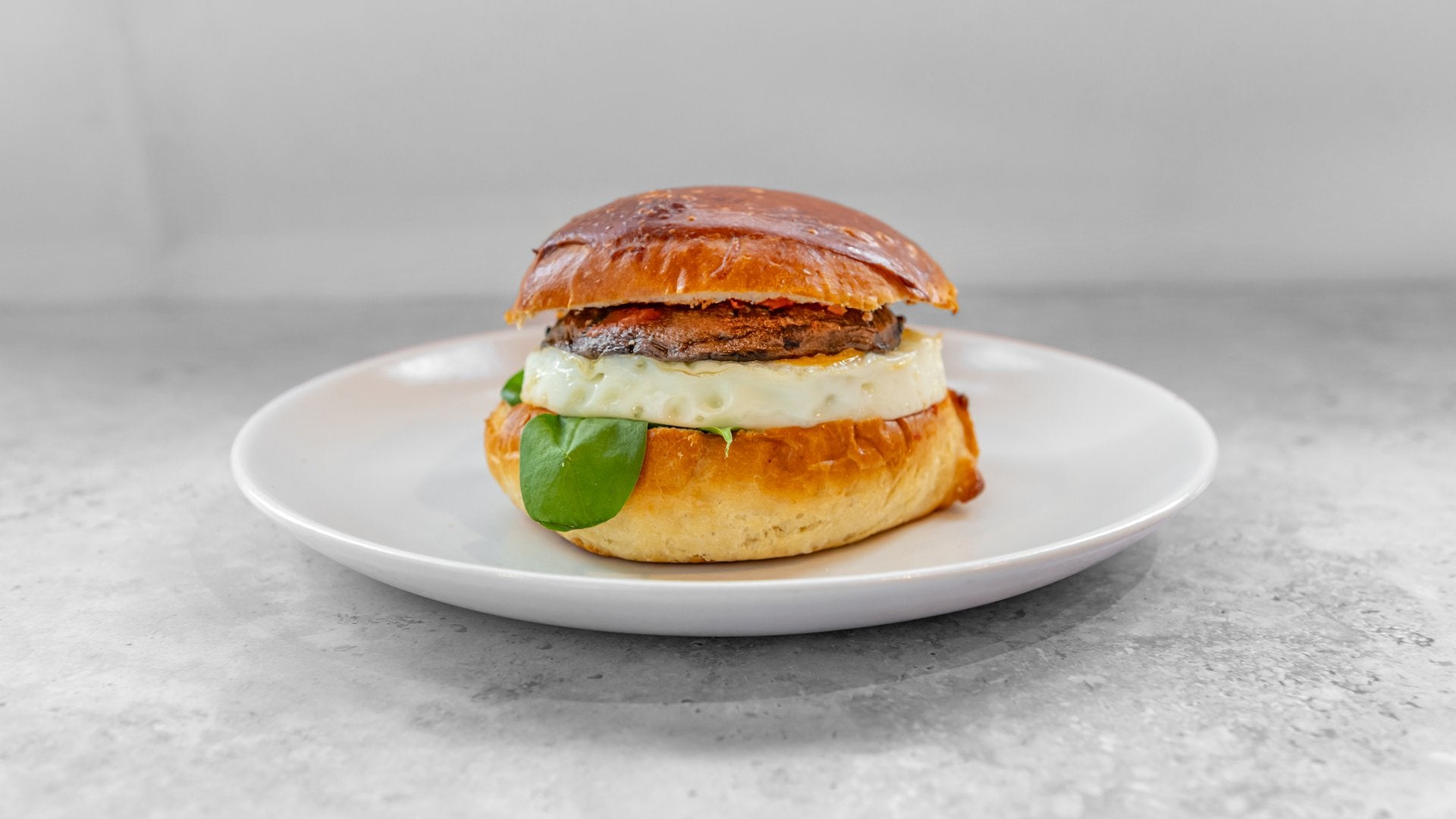 Mushroom & Egg Brötchen