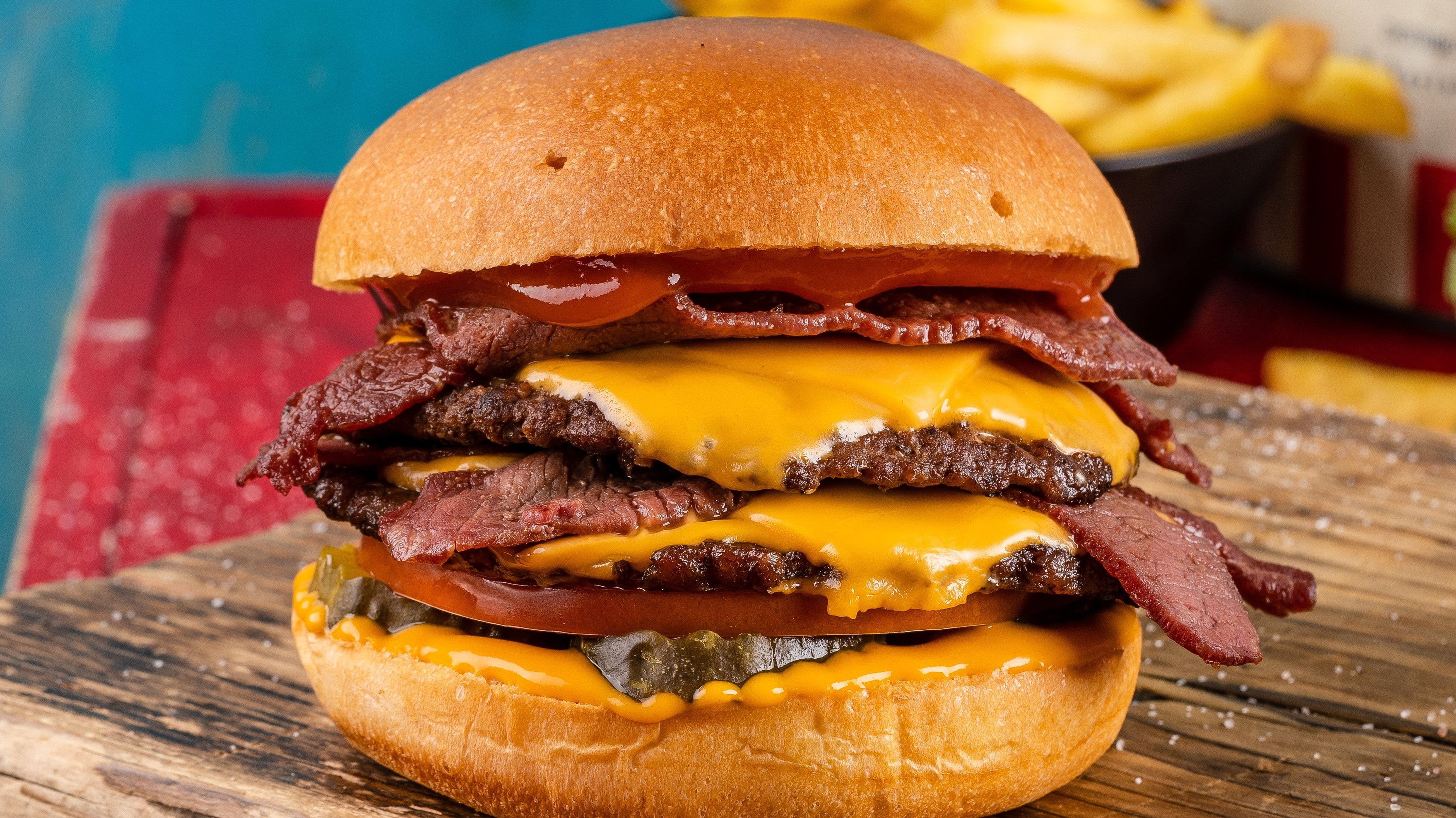 Double Bacon Smash Burger
