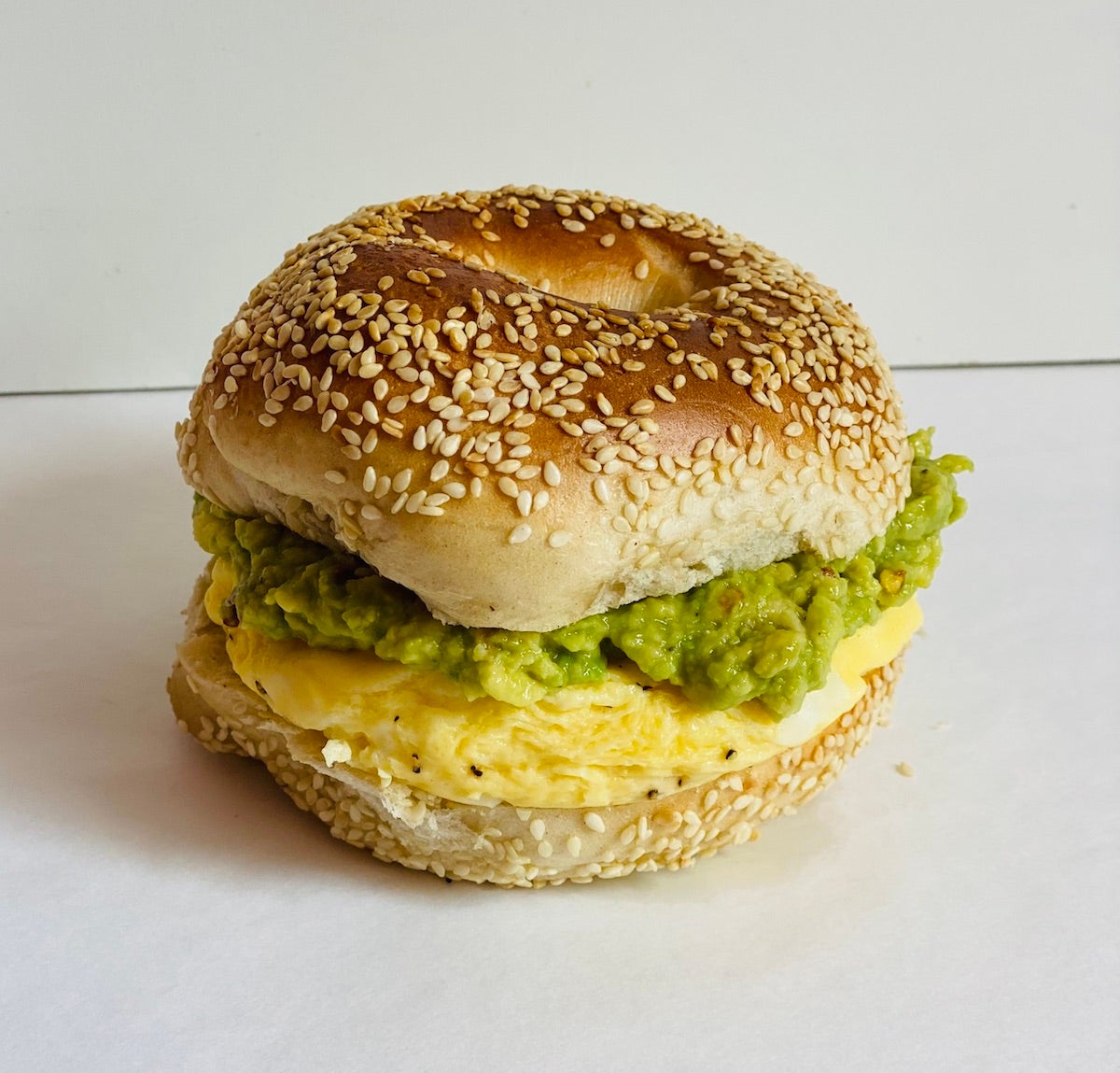 Smashed Avocado & Egg Bagel