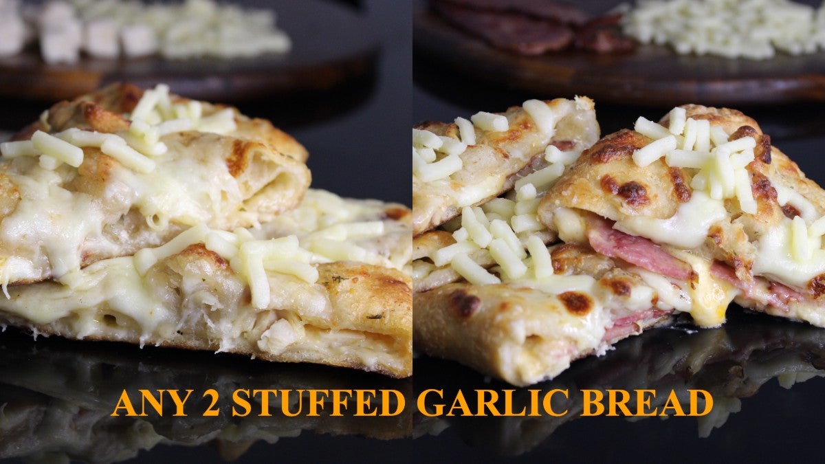 Any 2 Stuffed Garlic Bread