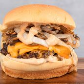 Mushroom Beef Burger