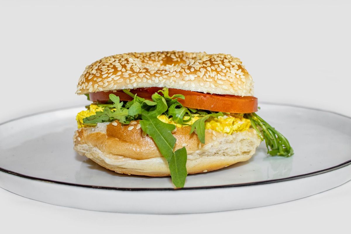 Vegan Egg Mayo Bagel