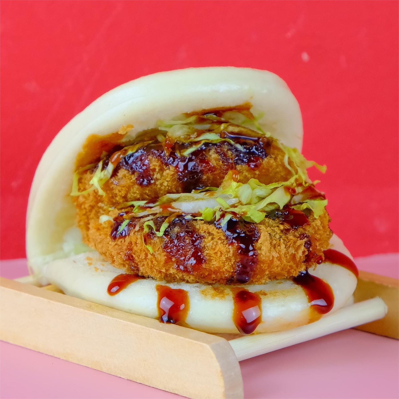 Crispy Pumpkin Croquette Bao