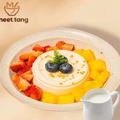 Ice Pudding with Spring Bounty