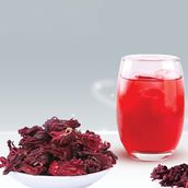 Fresh Cold Hibiscus  Juice