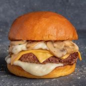 Swiss Mushroom Burger