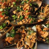 Thai Grilled Mussels