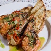 Herby King Prawns