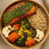 Build Your Own Salmon Bowl