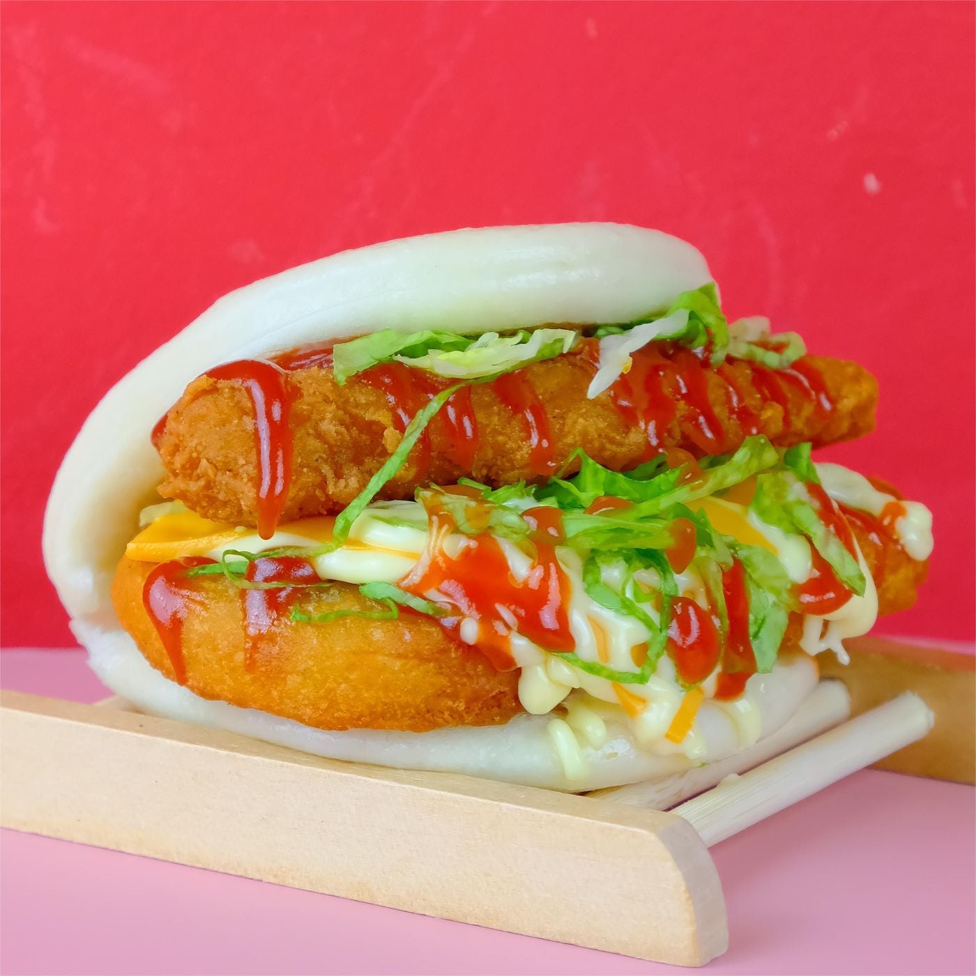 Crispy Chicken Bao