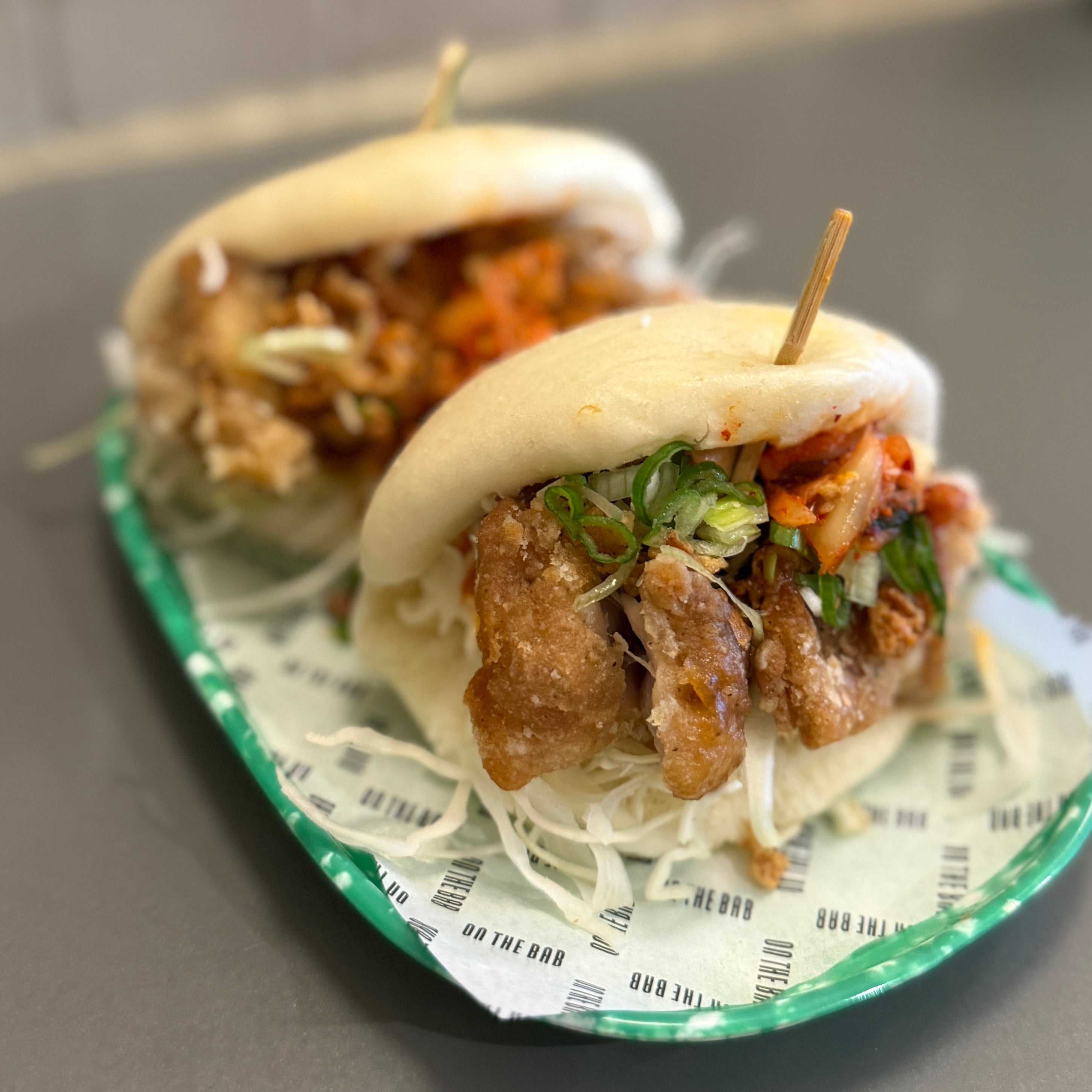 Buns with Fried Chicken