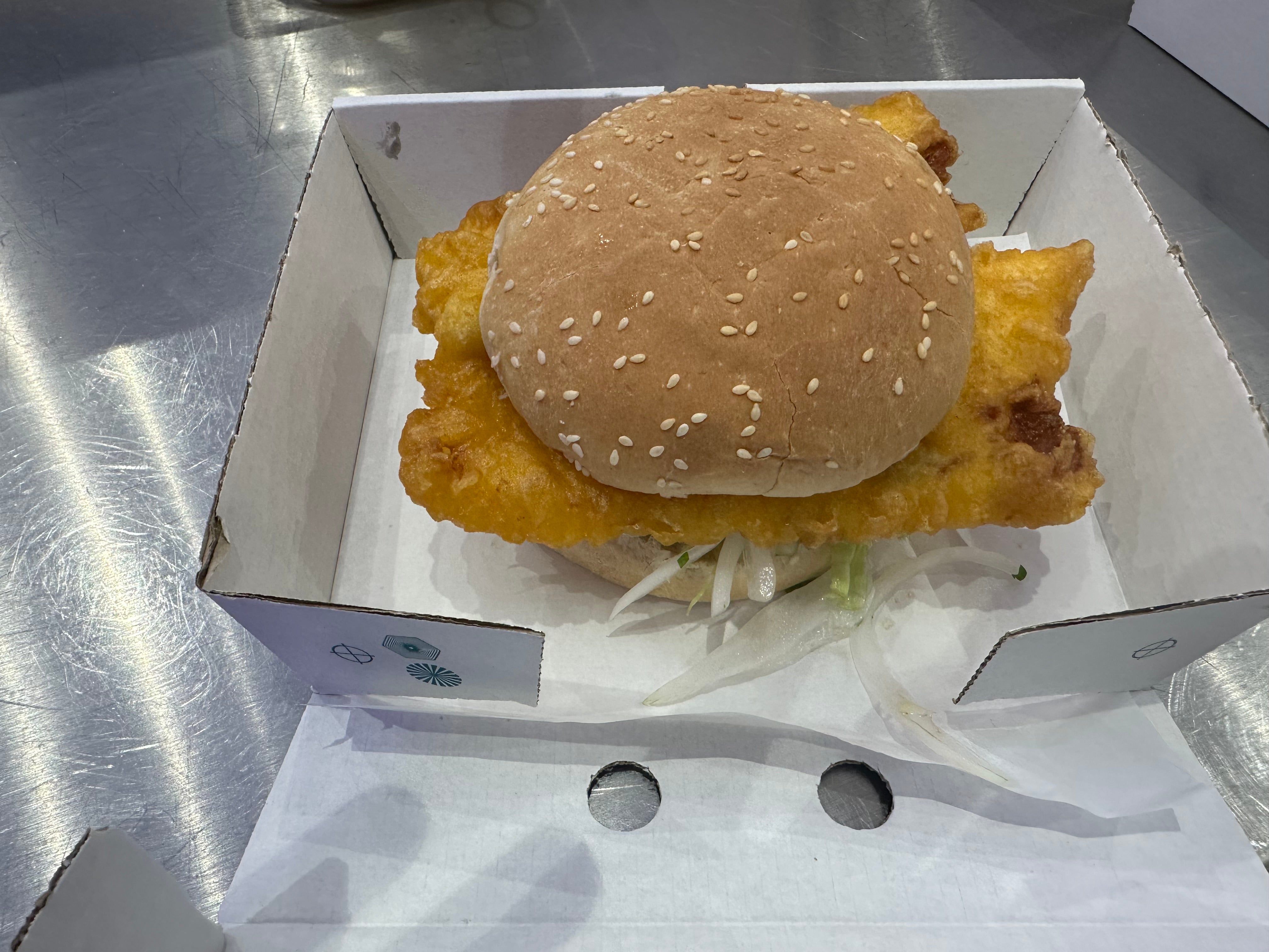 Fish burger