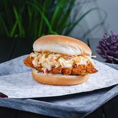 Coleslaw Chicken Burger