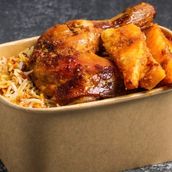 Oven grilled Spicy Chicken Biryani