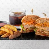 12 Crispy  chicken  Burger