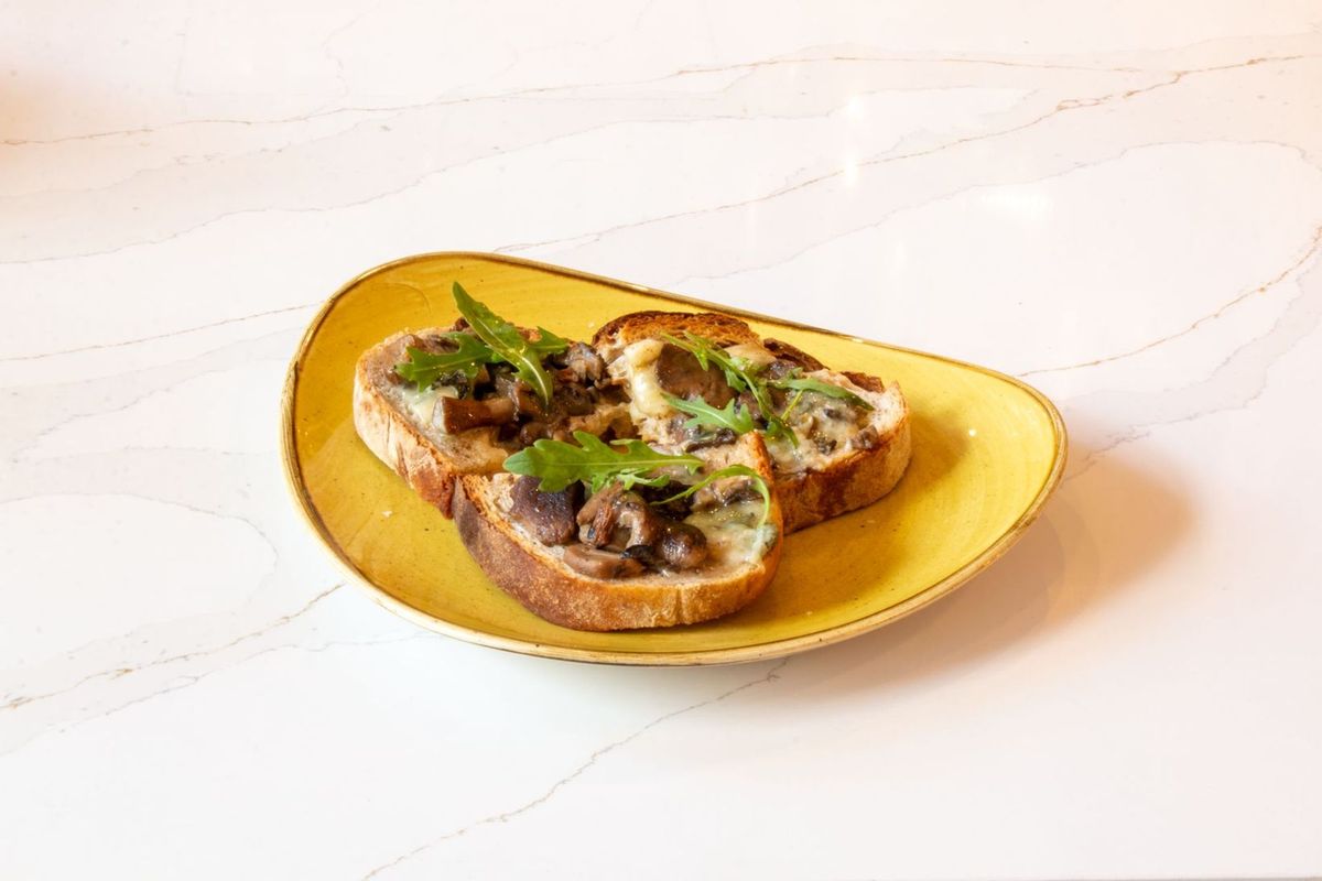 Mushroom & Gorgonzola Bruschetta