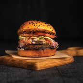 The “Portobello veggie” burger