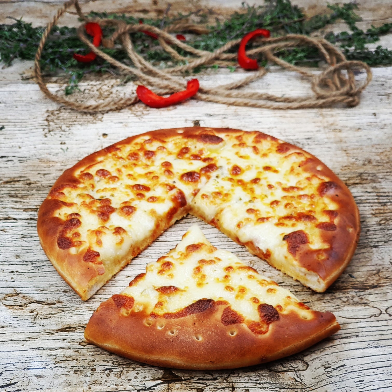 7 inch Pizza Garlic Bread with Cheese