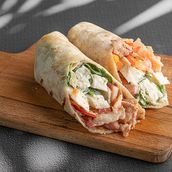 Bacoon Halloumi wrap