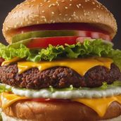 Double Cheese Beef Burger