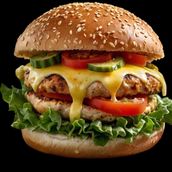 Dragon Grill Chicken Burger