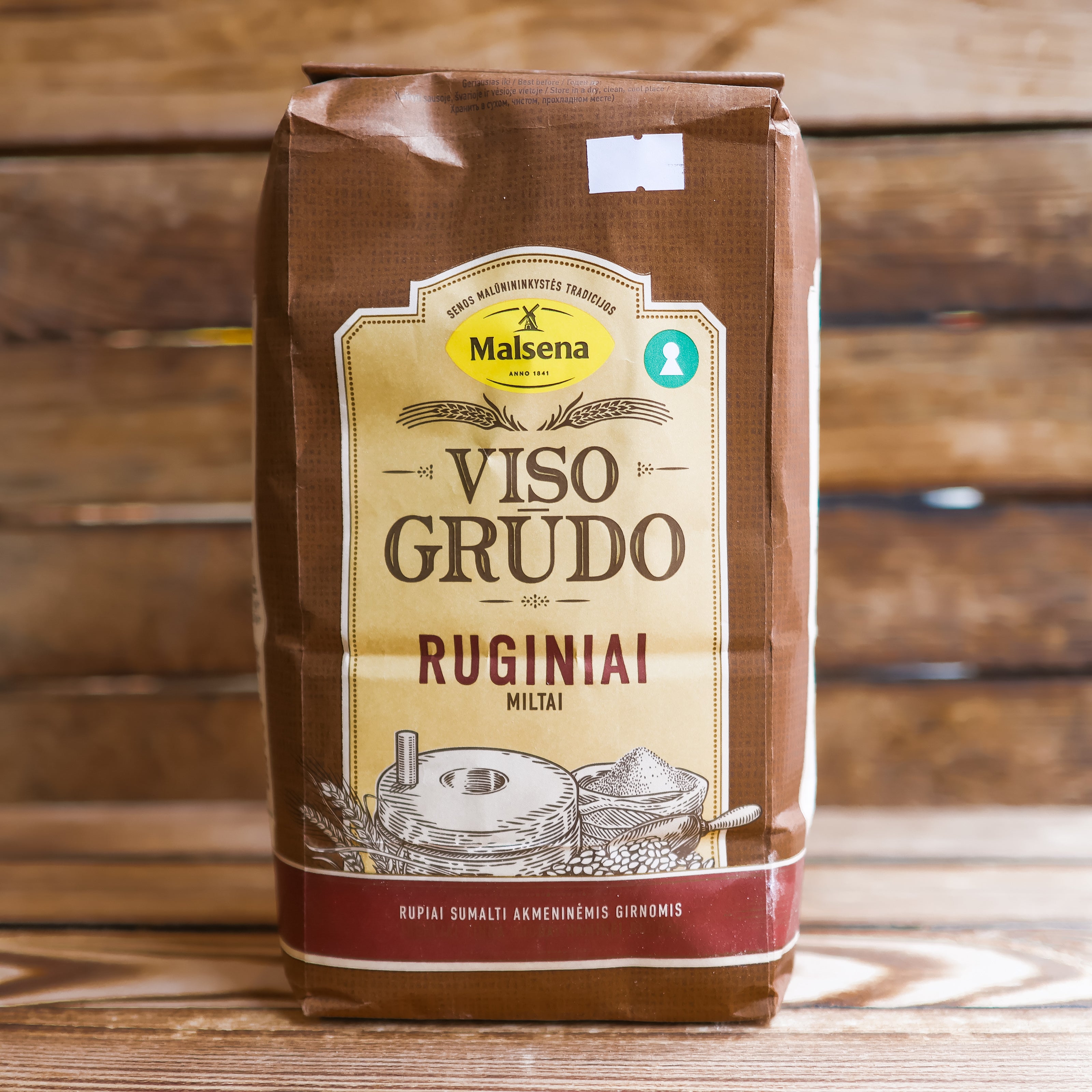 Malsena Rye Whole Grain Flour (1.75kg.)
