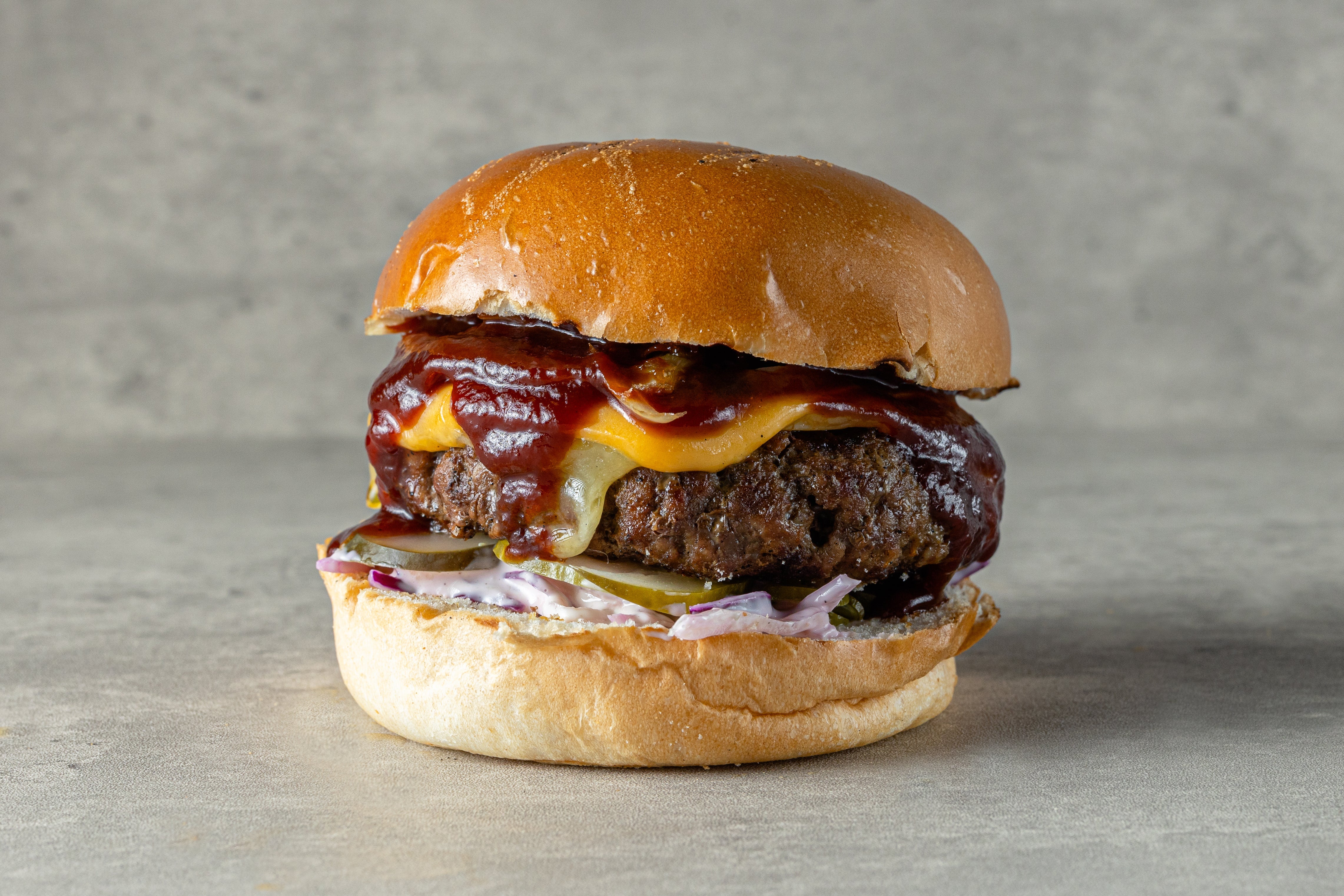 BBQ and Cheese Burger