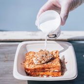 Sesame Milky Toast