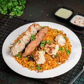 Biryani Rice With Mix BBQ