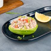 avocado stuffed with tuna - appetizer