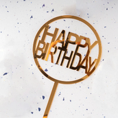 Happy Birthday Cake Topper