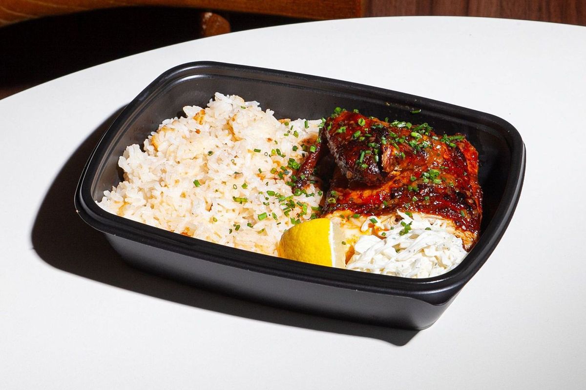 1/4 chicken + Rice