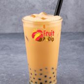 Hamimelon Milk Tea With Tapioca