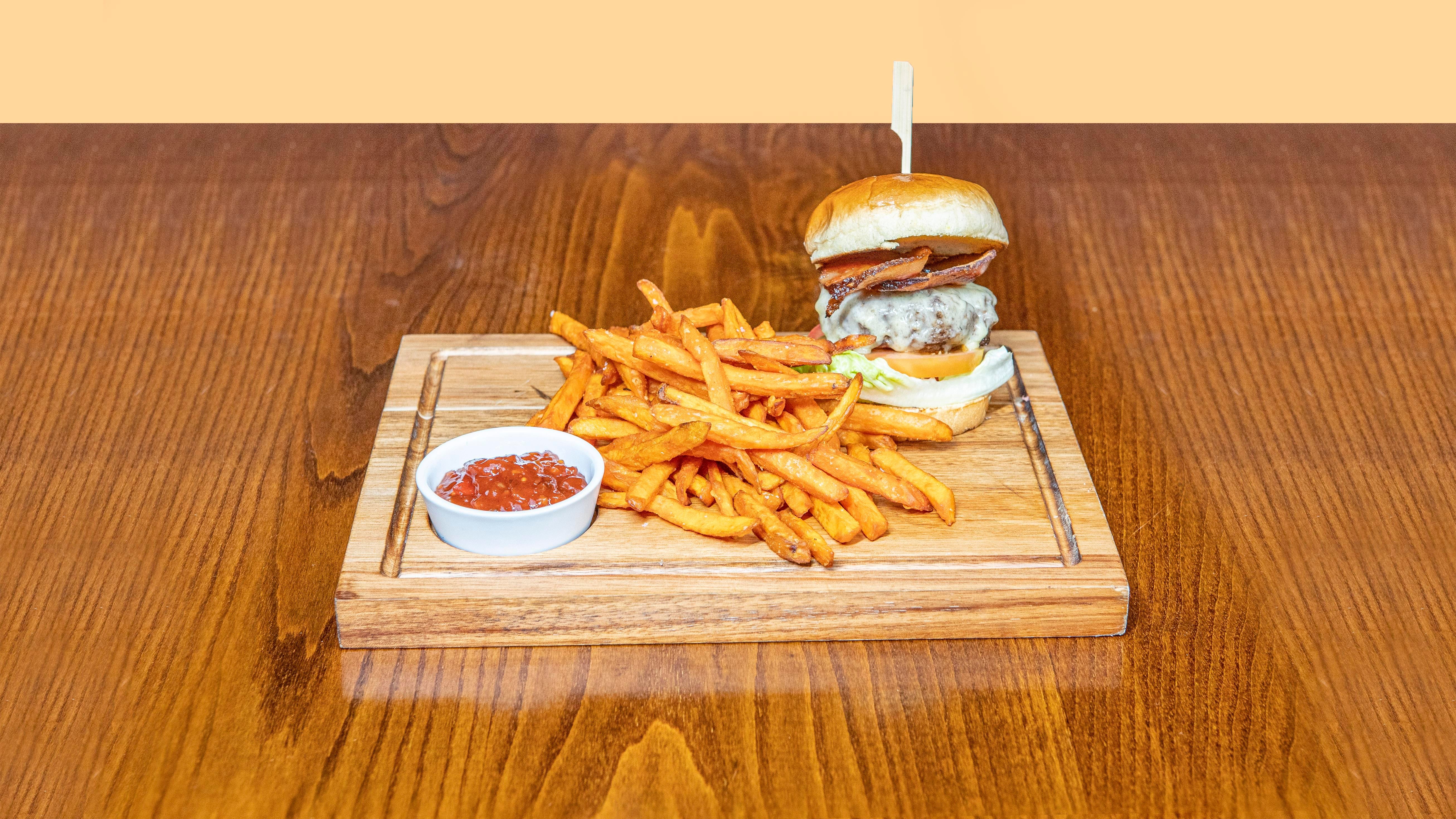 Classic Cheese and Bacon Burger