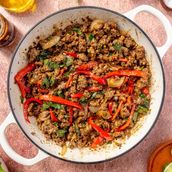 Mince Beef with Hot Basil 🥩🌶🌿