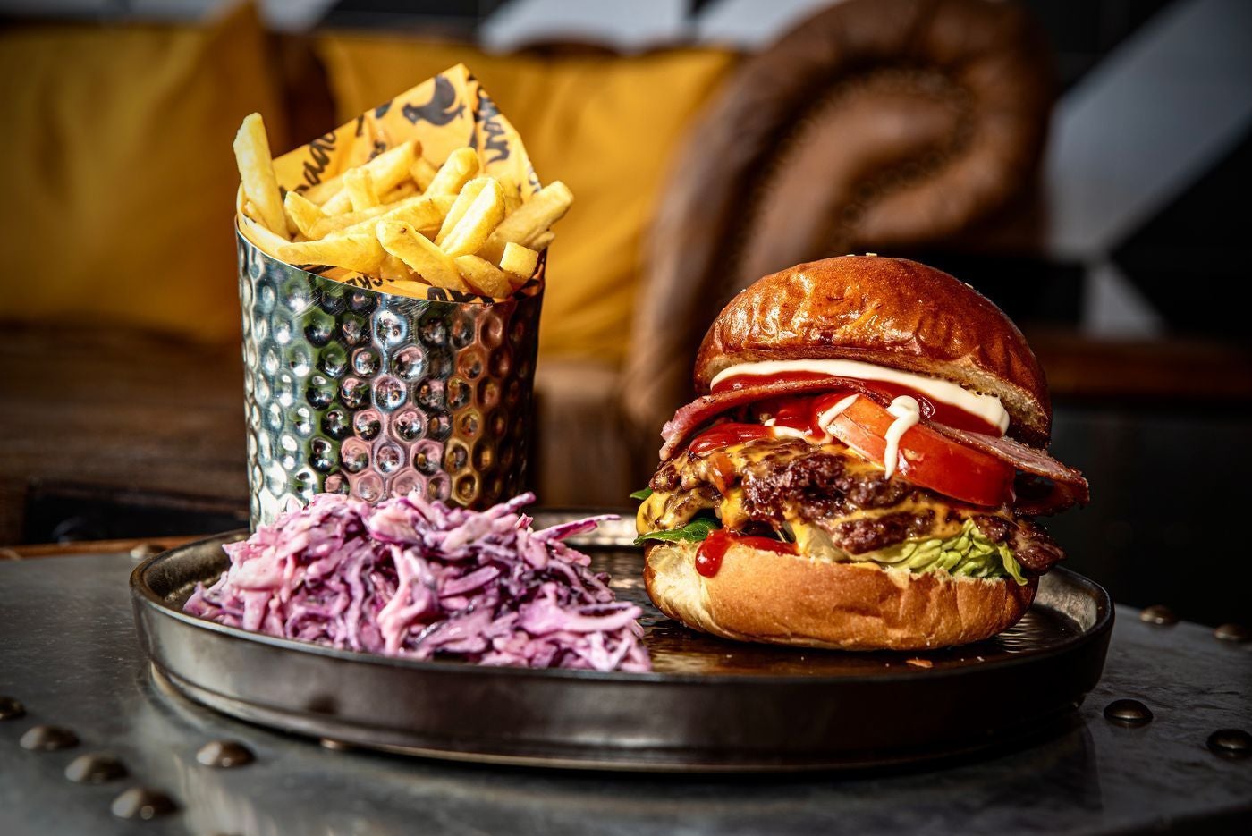 Double Smash Beef Burger