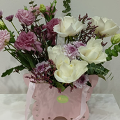 Elegant Flowers In Butterfly Box