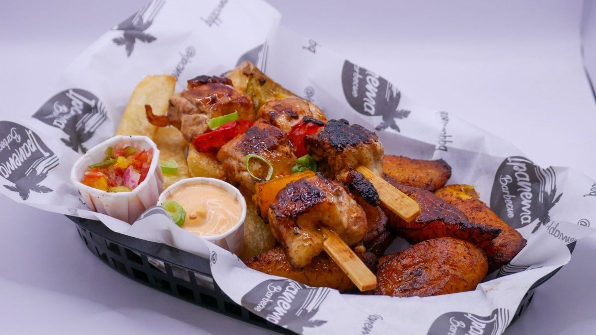 Chicken Thigh Skewer Meal