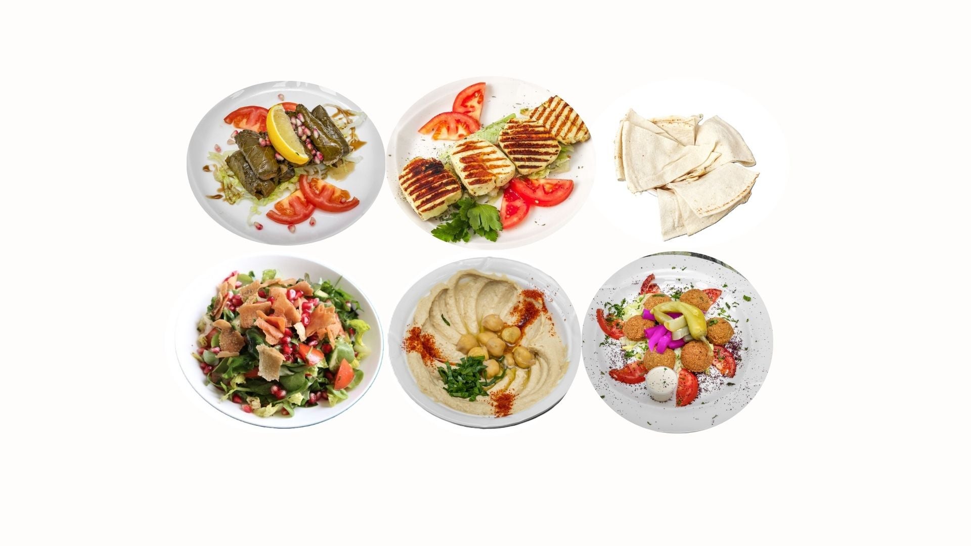 Sharing Mezza Platter for Two