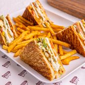 Chicken Tikka Club Sandwich